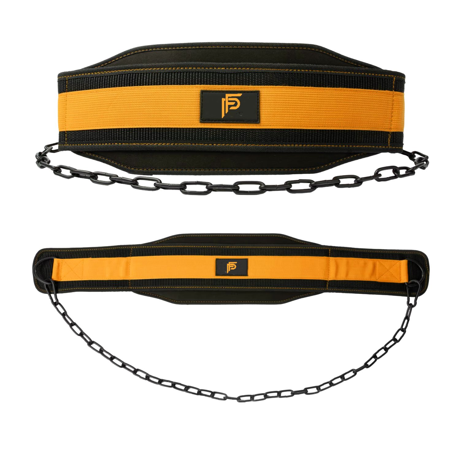 Profit Sports Heavy Duty Cowhide Compression Dipping Belt with Steel Chain –