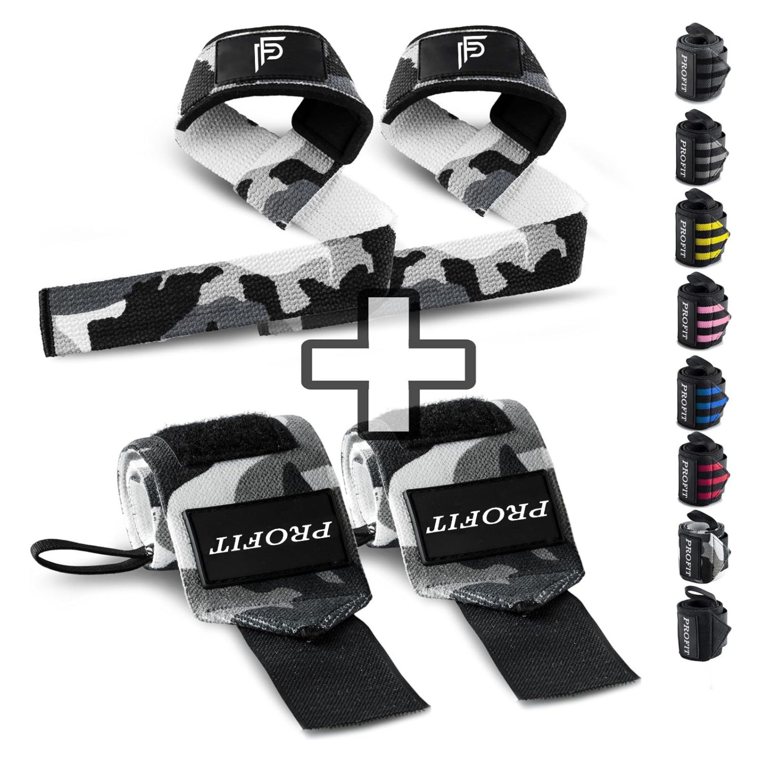 Profit Sports Camo Wrist Wraps | Custom Logo Gym Wrist Support