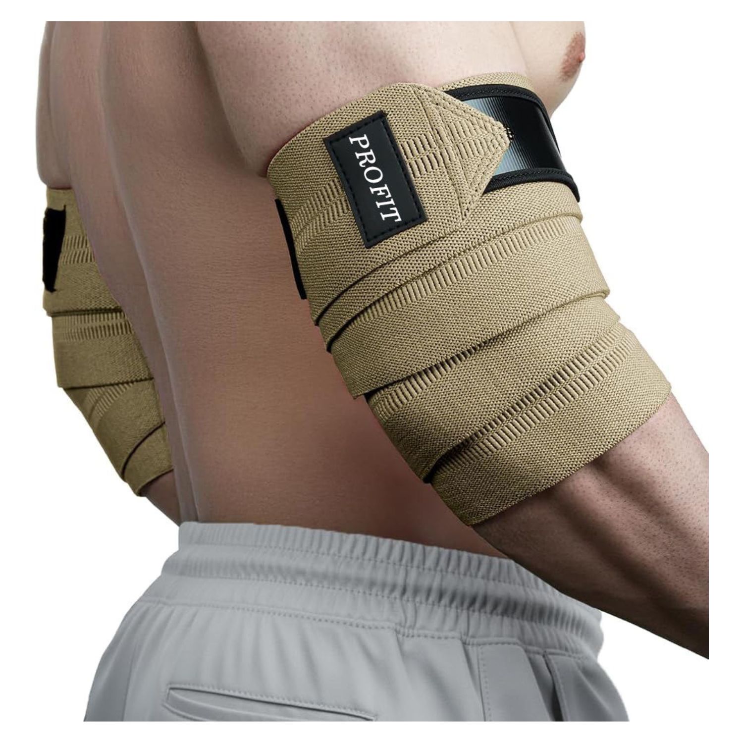 Lightweight Soft Elbow Wraps – Custom Logo Unisex Powerlifting & Training Support - Image 5