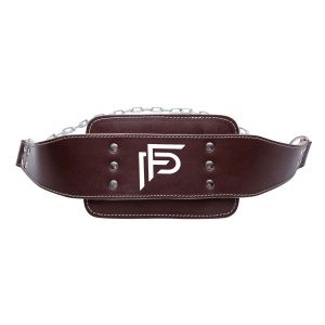 Profit Sports Customizable Cowhide Non-Slip Unisex Dipping Belt with Chain