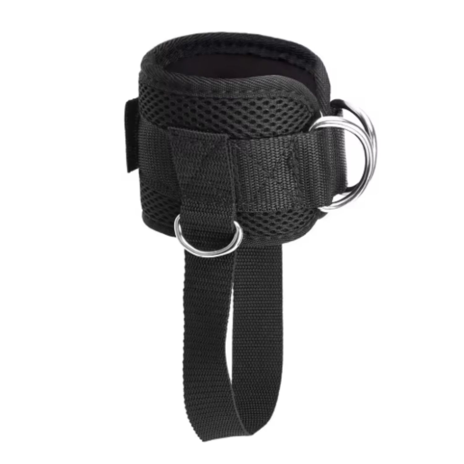 Professional Neoprene Ankle Strap – Adjustable Double D-Ring Cable Machine Support