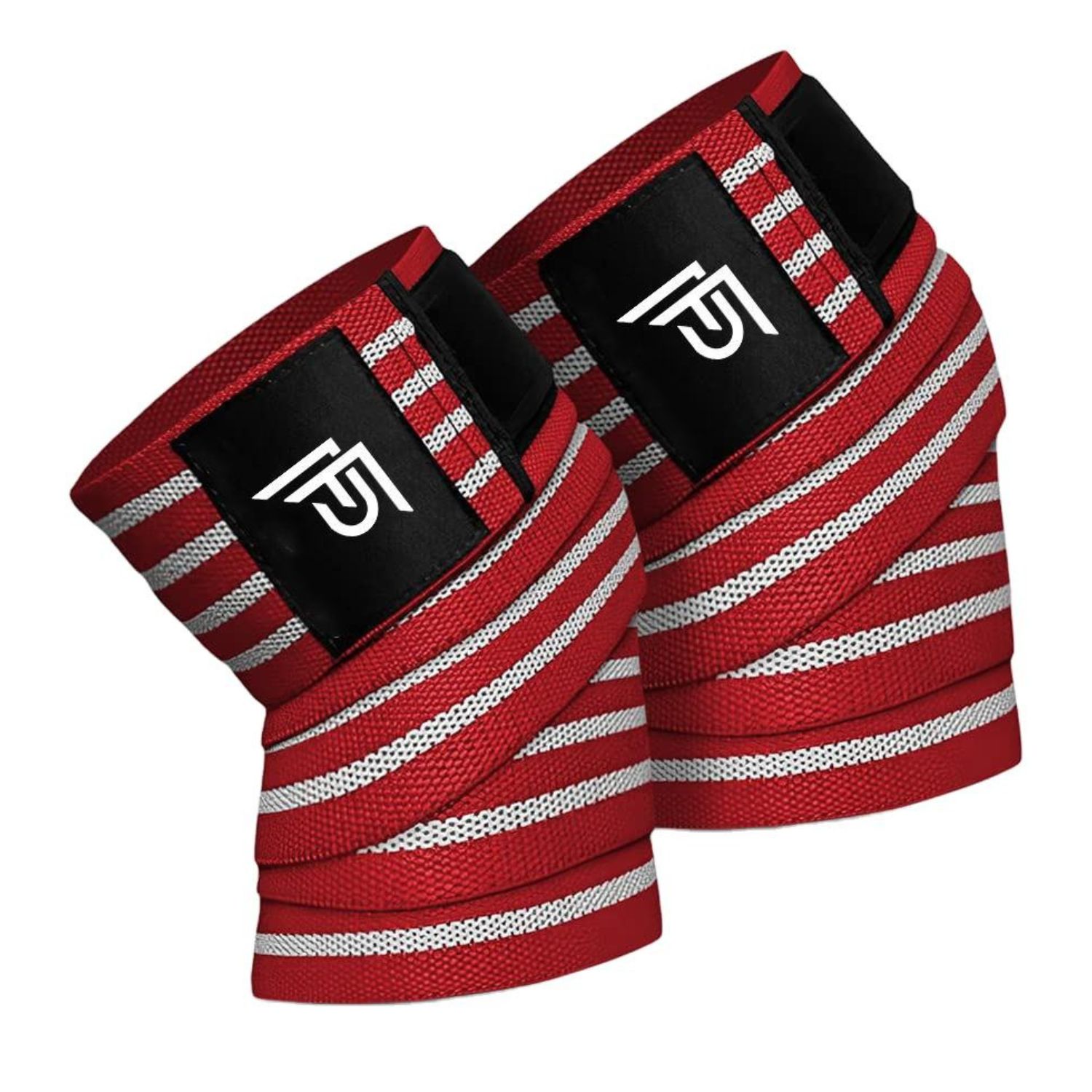 Adjustable Elastic Knee Wraps with Anti-Slip Compression Support