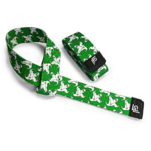 Heavy Duty Cotton & Neoprene Lifting Straps for Powerlifting Gym Training Workouts