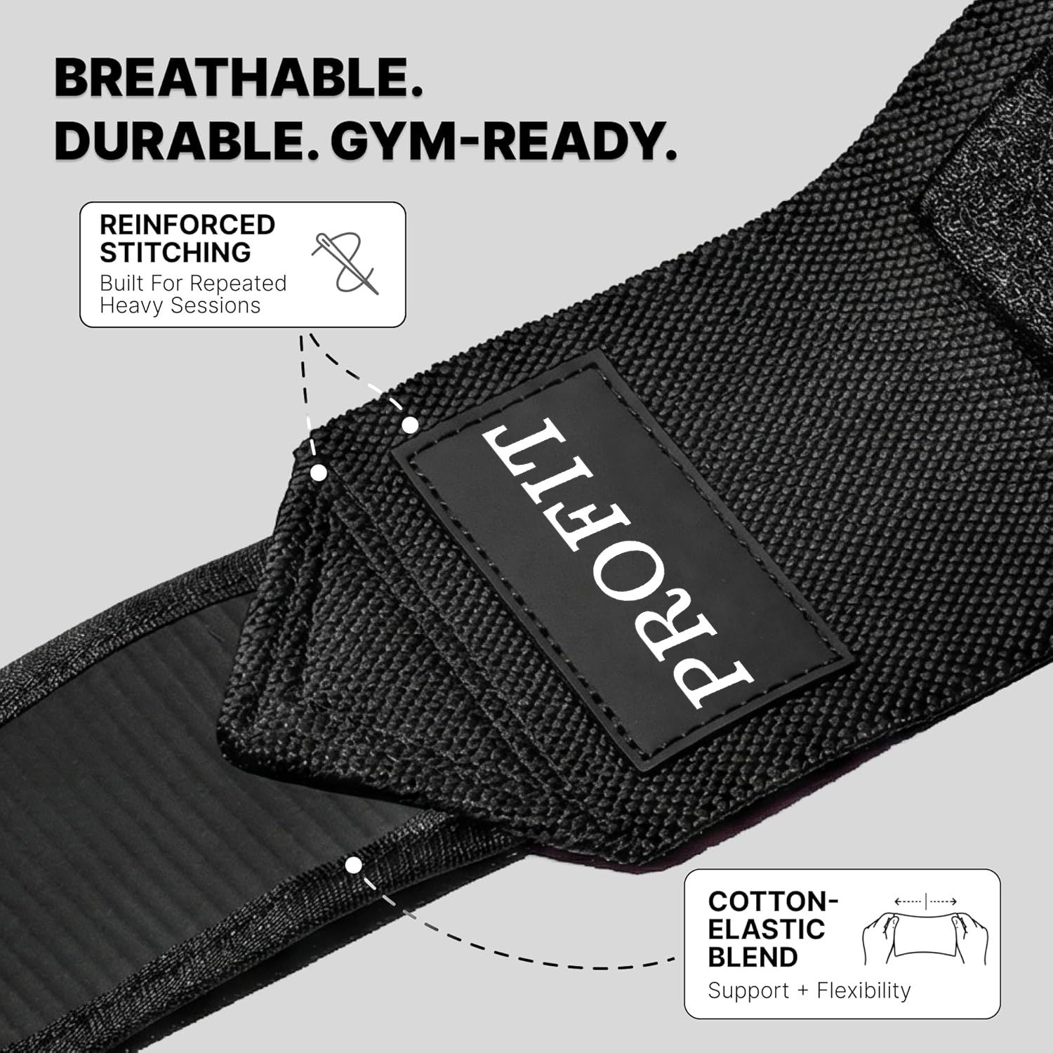 Heavy Duty Soft Elbow Wraps – Adjustable Elastic Weightlifting & Powerlifting Support - Image 2