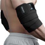 Heavy Duty Soft Elbow Wraps – Adjustable Elastic Weightlifting & Powerlifting Support
