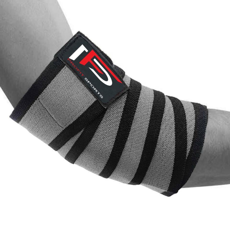 PROFIT SPORTS Elbow Wraps – Cotton Bamboo Charcoal Non-Slip Support