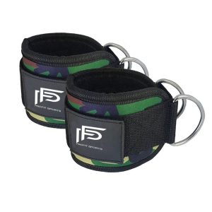 Professional Camouflage Ankle Straps – Adjustable Neoprene Leg Training Support