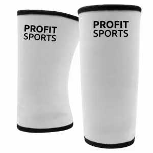 White knee sleeves for squats, wholesale private label