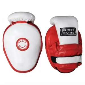 White red focus pads for boxing coaching, wholesale private label