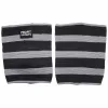 Black grey striped elbow sleeves for weightlifting, wholesale private label
