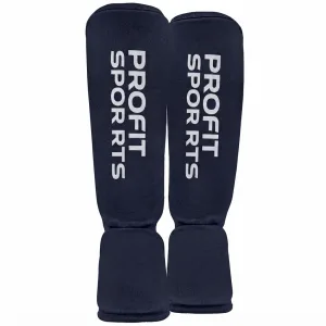 Navy shin guard for MMA training, wholesale private label