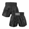 Black Thai shorts for MMA training, wholesale private label