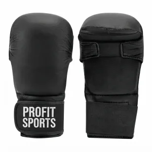 Black karate mitts for martial arts training, wholesale private label