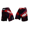 Red MMA shorts for fight training, wholesale private label