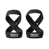Navy Figure 8 lifting straps for deadlifts, wholesale private label