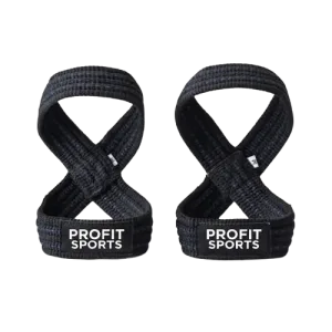 Navy Figure 8 lifting straps for deadlifts, wholesale private label
