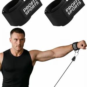 D-ring cuff wrist strap for cable machine, wholesale private label