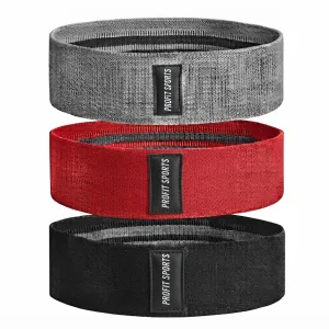 Grey red black hip circle bands resistance bands, wholesale private label