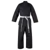 Black karate uniform gi for training, wholesale private label