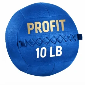 Blue wall ball 10LB for strength training, wholesale private label