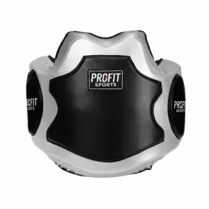 Silver belly guard for boxing sparring, wholesale private label
