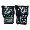 Black floral gel mitts for boxing hand protection, wholesale private label