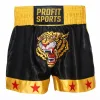 Gold tiger Thai shorts for MMA, wholesale private label
