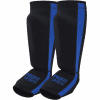Black blue shin guard for MMA training, wholesale private label