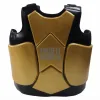 Gold chest guard for boxing sparring, wholesale private label