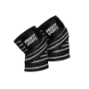 Black grey knee wraps for squats and powerlifting, wholesale private label