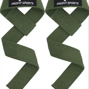 Green lifting straps for deadlifts, wholesale private label