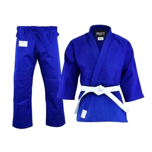 Blue judo uniform judogi for training, wholesale private label
