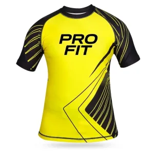 Yellow rash guard for BJJ training, wholesale private label