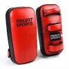 Red kick pads for Muay Thai training, wholesale private label