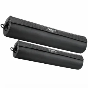 Black dual barbell pad for squats, wholesale private label