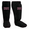 Black pink shin guard for MMA training, wholesale private label