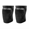 Black textured knee protector for boxing sparring, wholesale private label