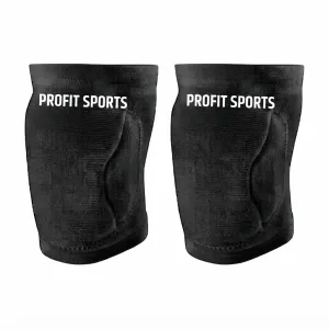 Black textured knee protector for boxing sparring, wholesale private label