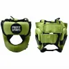 Green boxing head guard for sparring, wholesale private label