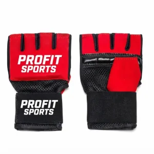 Red gel mitts for boxing hand protection, wholesale private label