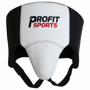 White black groin guard for boxing sparring, wholesale private label