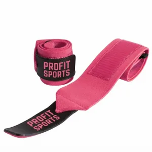 Pink gym wrist wrap for weightlifting, wholesale private label
