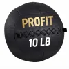 Black wall ball 10LB for strength training, wholesale private label