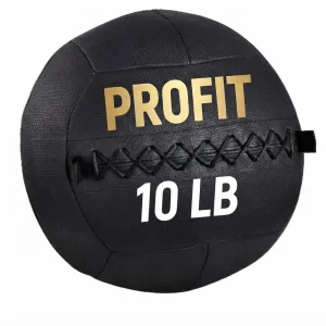 Black wall ball 10LB for strength training, wholesale private label