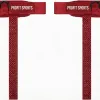 Red D ring cuff straps for cable machine, wholesale private label