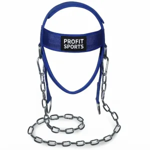 Blue head harness for neck training, wholesale private label