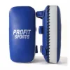 Blue white kick pads for Muay Thai training, wholesale private label