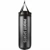 Black punching bag for boxing training, wholesale private label