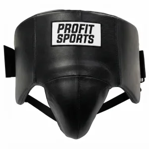 Black groin guard for boxing sparring, wholesale private label