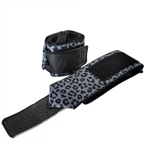 Leopard print gym wrist wrap for weightlifting, wholesale private label